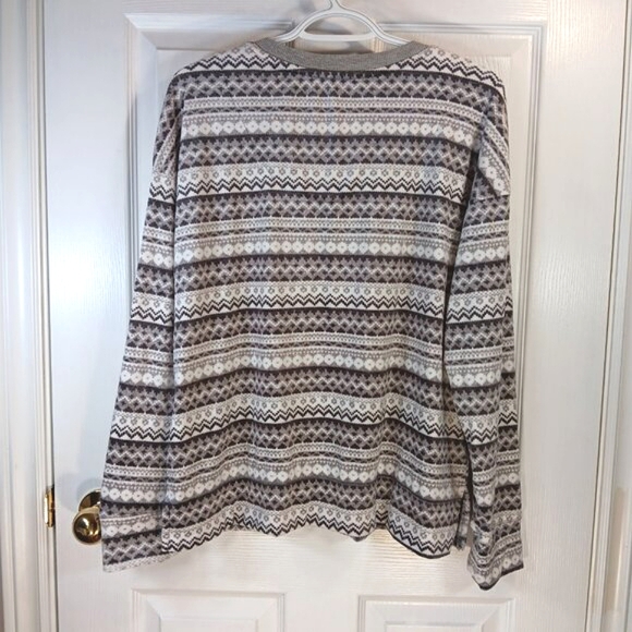 Nautica Fleece Pajamas Pajama Set 2-Piece Cozy Winter Gray Women's Size M NWOT - Picture 8 of 16